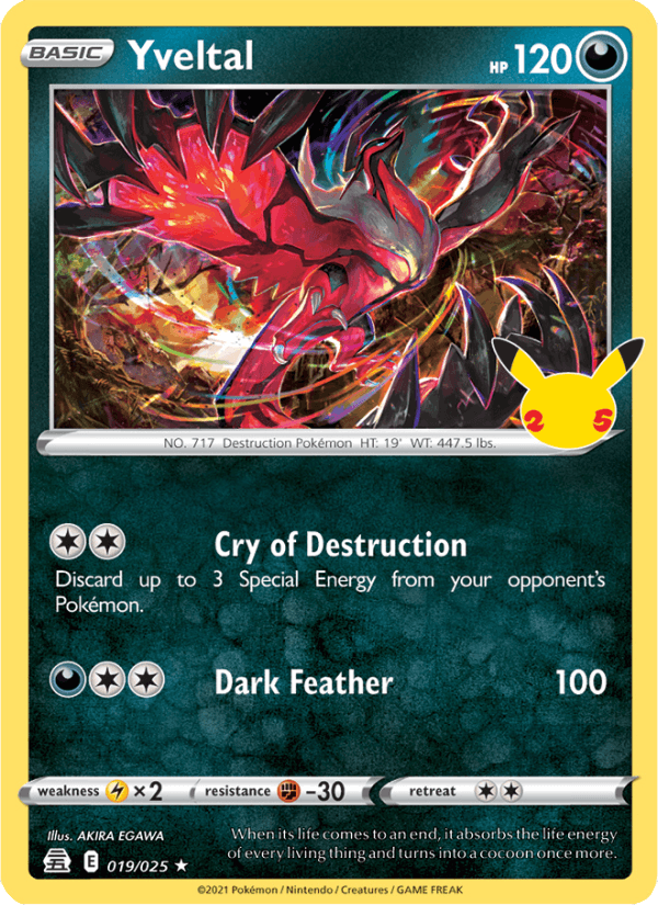 Yveltal - Celebrations 019/025