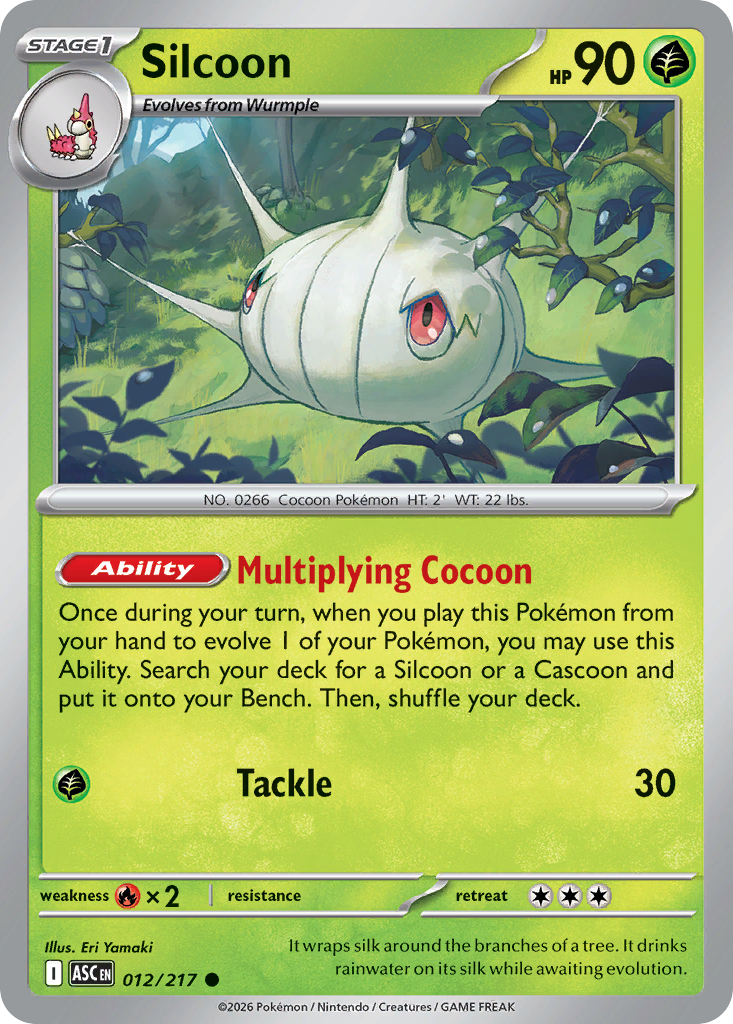 Silcoon - Ascended Heroes 012/217 - Energy Reverse Holo