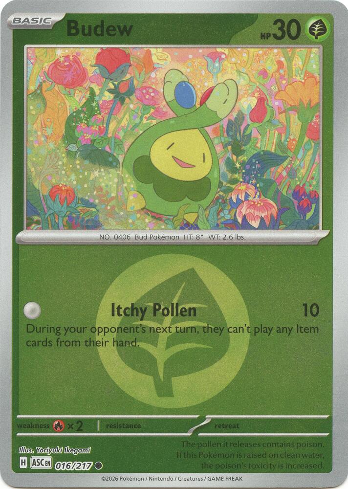 Budew - Ascended Heroes 016/217 - Energy Reverse Holo