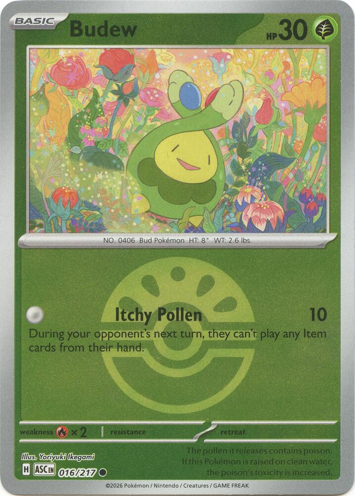 Budew - Ascended Heroes 016/217 - Pokeball Reverse Holo