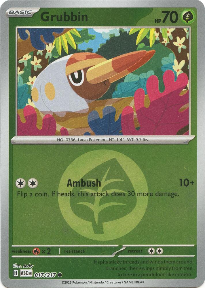 Grubbin - Ascended Heroes 017/217 - Energy Reverse Holo