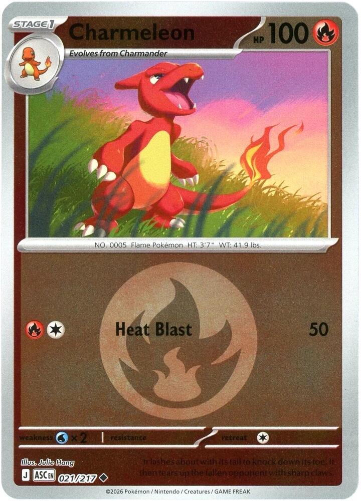 Charmeleon - Ascended Heroes 021/217 - Energy Reverse Holo