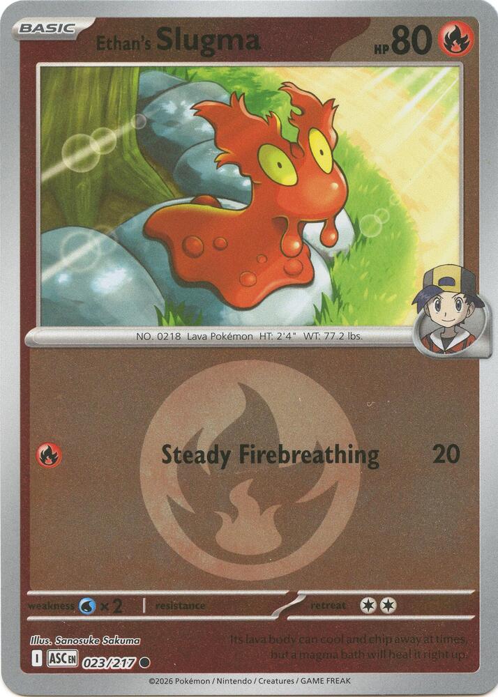 Ethan's Slugma - Ascended Heroes 023/217 - Energy Reverse Holo