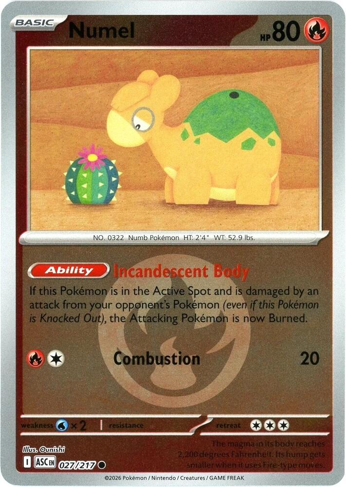 Numel - Ascended Heroes 027/217 - Energy Reverse Holo