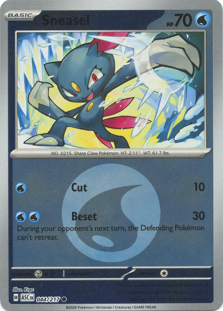 Sneasel - Ascended Heroes 044/217 - Energy Reverse Holo