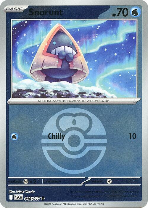 Snorunt - Ascended Heroes 046/217 - Pokeball Reverse Holo