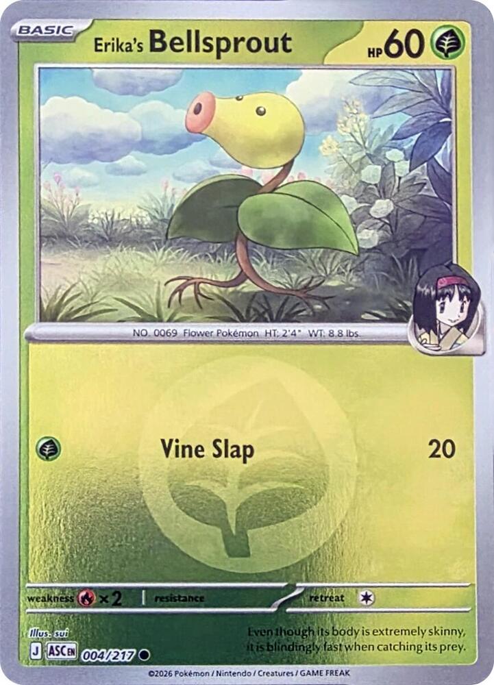 Erika's Bellsprout - Ascended Heroes 004/217 - Energy Reverse Holo