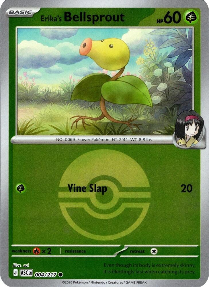 Erika's Bellsprout - Ascended Heroes 004/217 - Pokeball Reverse Holo
