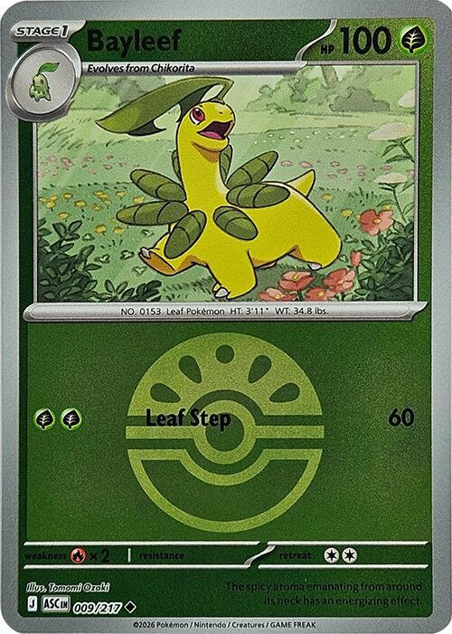 Bayleef - Ascended Heroes 009/217 - Pokeball Reverse Holo